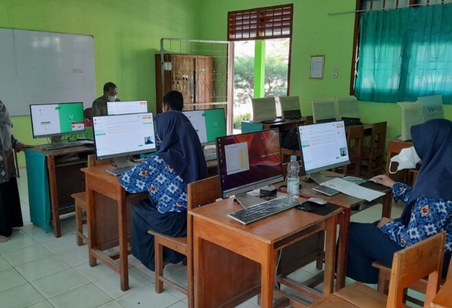 Hari pertama, 13 Siswa MTsN 1 OI Ikuti SNPDB MAN IC OKI