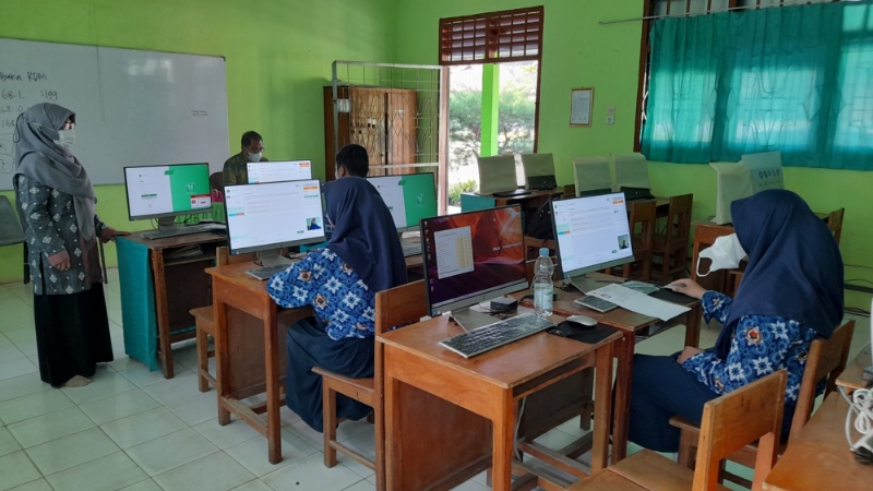 Hari pertama, 13 Siswa MTsN 1 OI Ikuti SNPDB MAN IC OKI