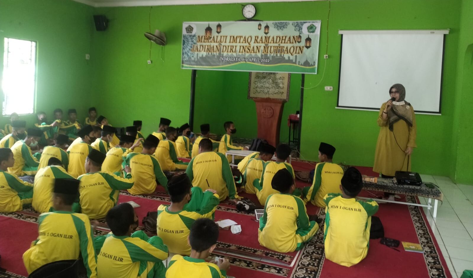 Pelaksanaan Hari Terakhir Imtaq Ramadhan MTsN 1 OI Berjalan Lancar