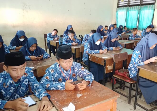Hari Terakhir PAS Genap MTsN 1 OI Berjalan Sukses