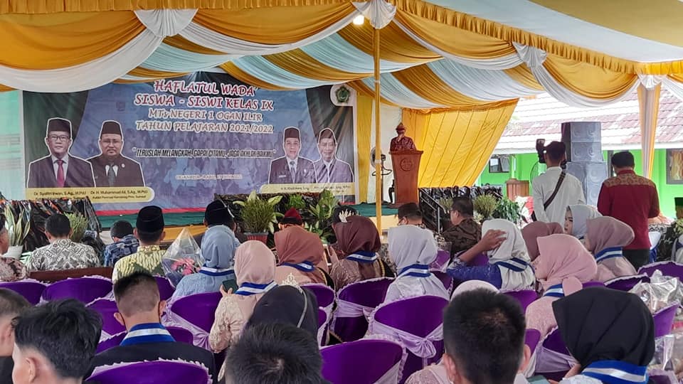 MTsN 1 OI Gelar Haflatul Wada’