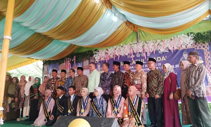 MTSN 1 OI Gelar Haflatul Wada’ Siswa-Siswi Kelas IX Tahun Pelajaran 2022/2023