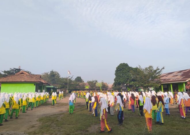 MTsN 1 Ogan Ilir Menggelar Kegiatan Senam Bersama Setiap Sabtu