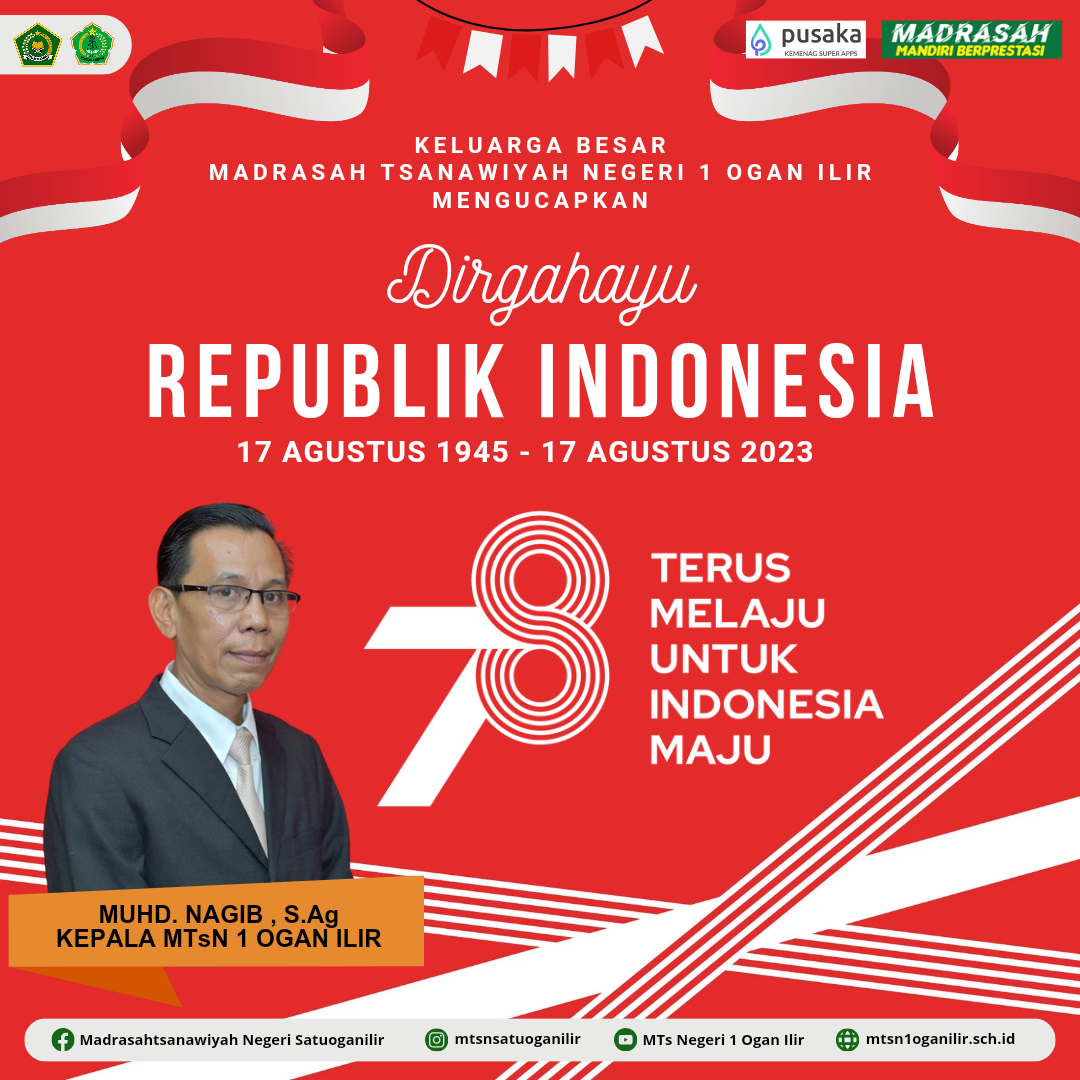 DIRGAHAYU REPUBLIK INDONESIA KE 78 TAHUN