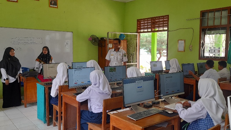 MTsN 1 OI Gelar Gladi Bersih Hari Kedua