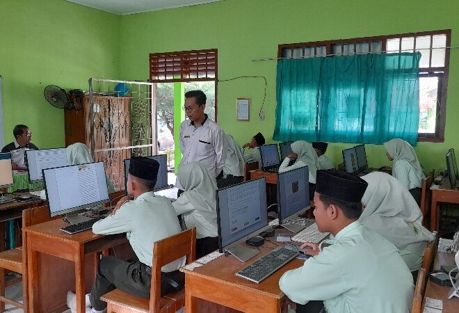 MTSN 1 OI Gelar ANBK Semi Online
