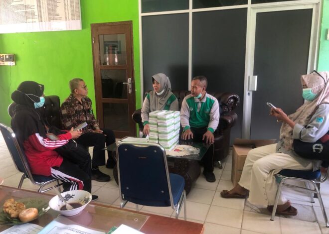 MTsN 1 OI Terima Bantuan Masker Dari Dinkes OI