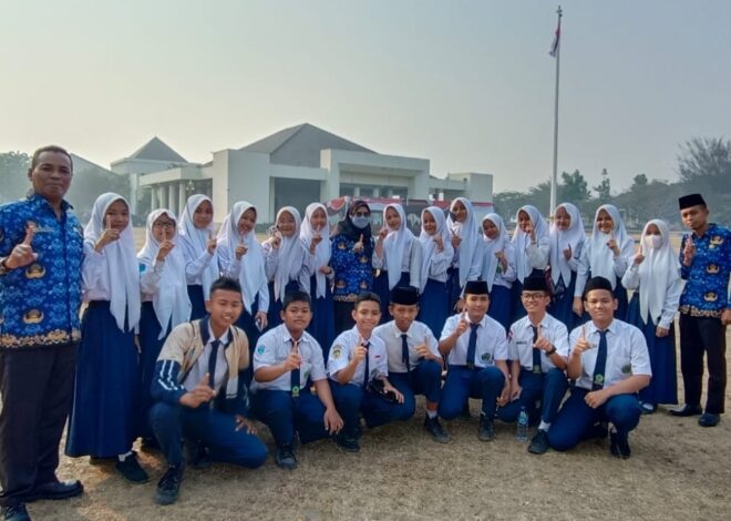 Perwakilan Guru dan Siswa MTsN 1 OI Ikuti Upacara Peringatan Hari Kesaktian Pancasila