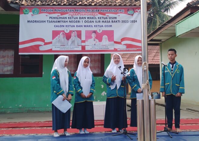 KPU MTsN 1 OI Sosialiasi Pemilu Calon Ketua dan Wakil Ketua OSIM