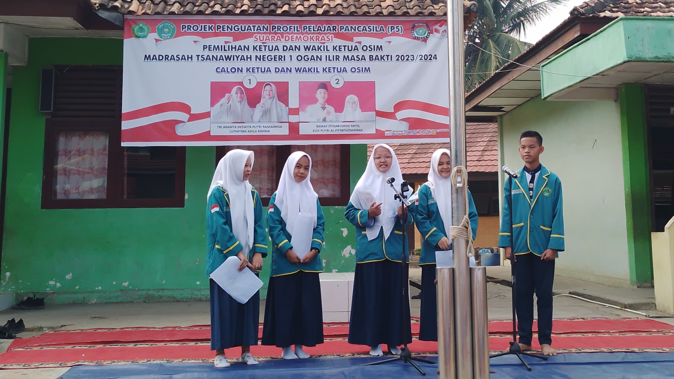 KPU MTsN 1 OI Sosialiasi Pemilu Calon Ketua dan Wakil Ketua OSIM
