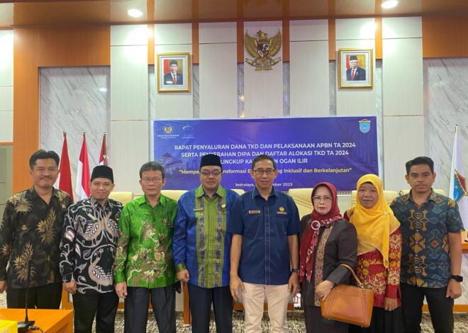 Waka Sarpras MTsN 1 OI Hadiri Rapat Penyerahan DIPA Transfer ke Daerah 2024