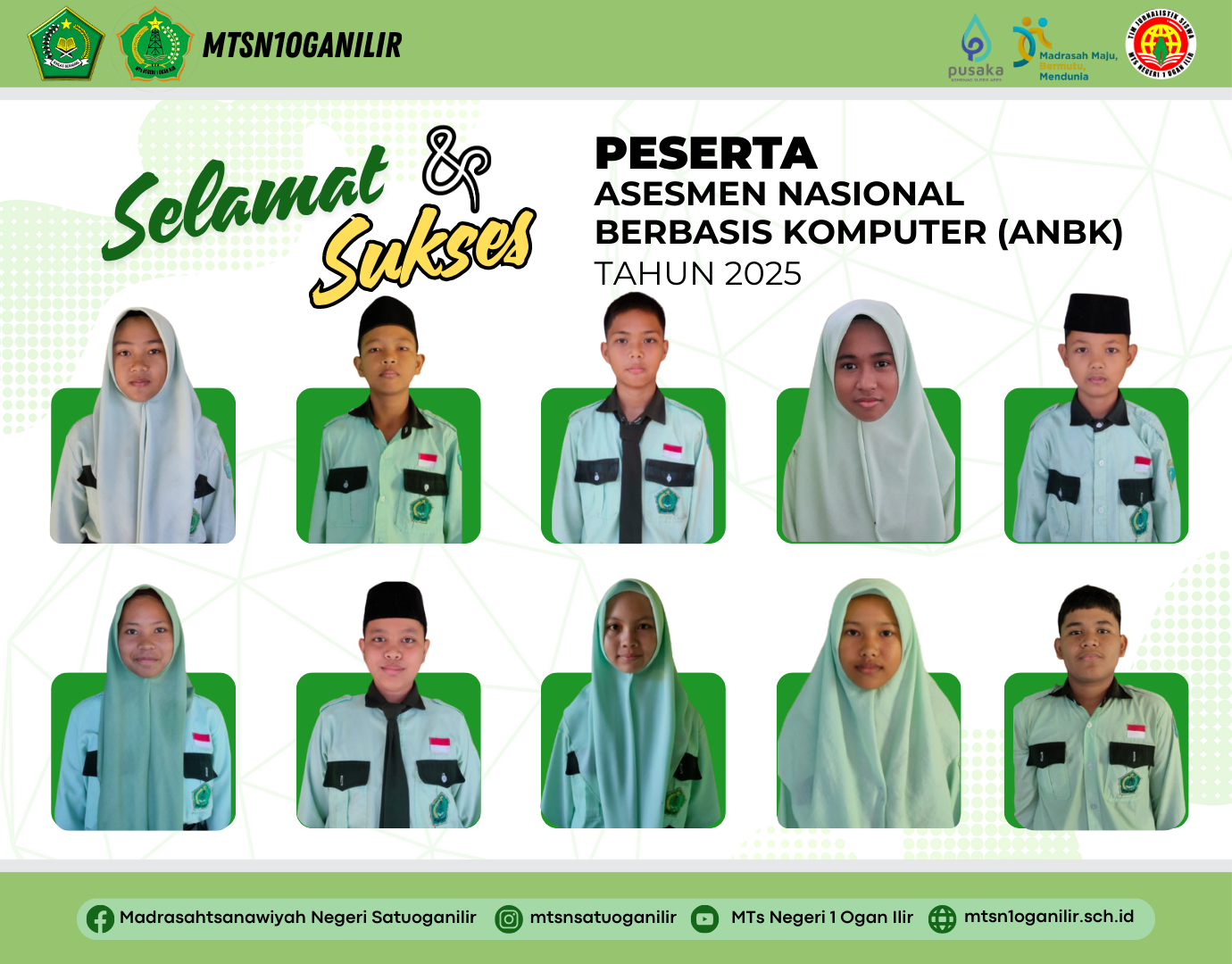 MTs Negeri 1 Ogan Ilir Siap Melaksanakan Asesmen Nasional Berbasis Komputer (ANBK) Tahun Pelajaran 2025/2026